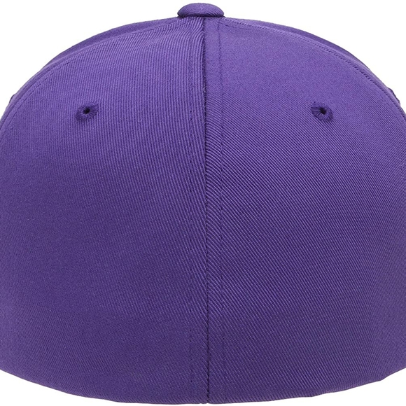 Flexfit Purple Athletic Baseball Fitted Cap - Picture 7 of 9